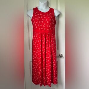 Land’s End Orange / Red Maxi dress